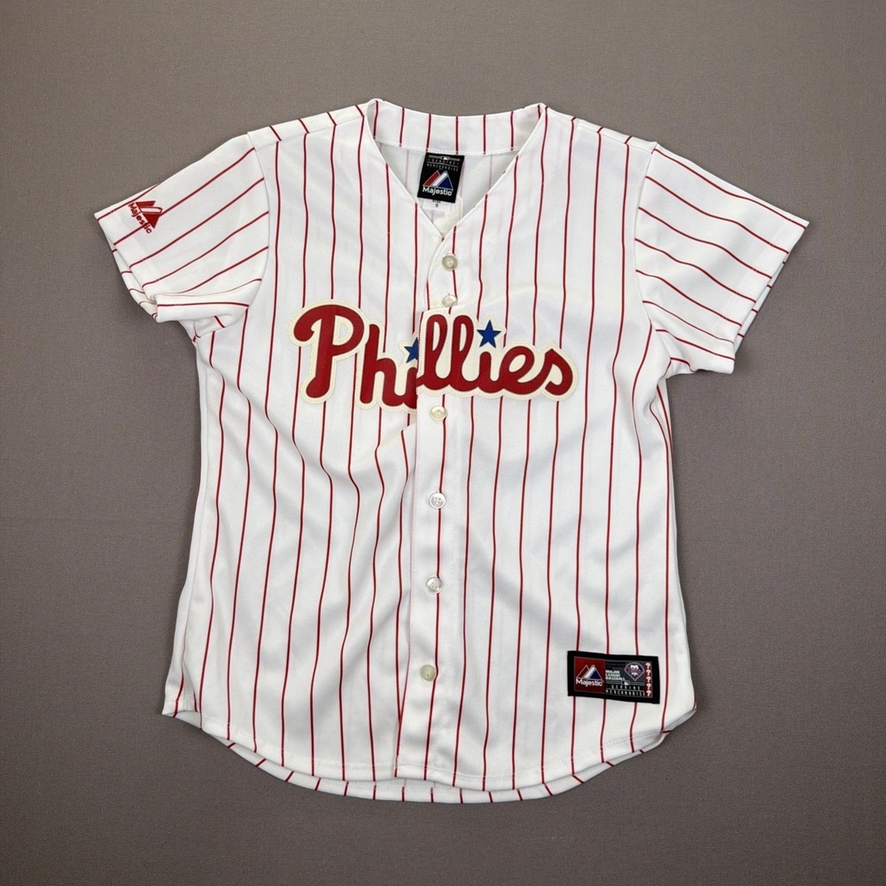 Majestic Phillies Small Jersey Pin Strip #33 Lee